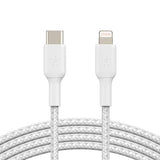 Argos Belkin 2m USB-C to Lightning Braided Cable - White- Buy online at McGrocer