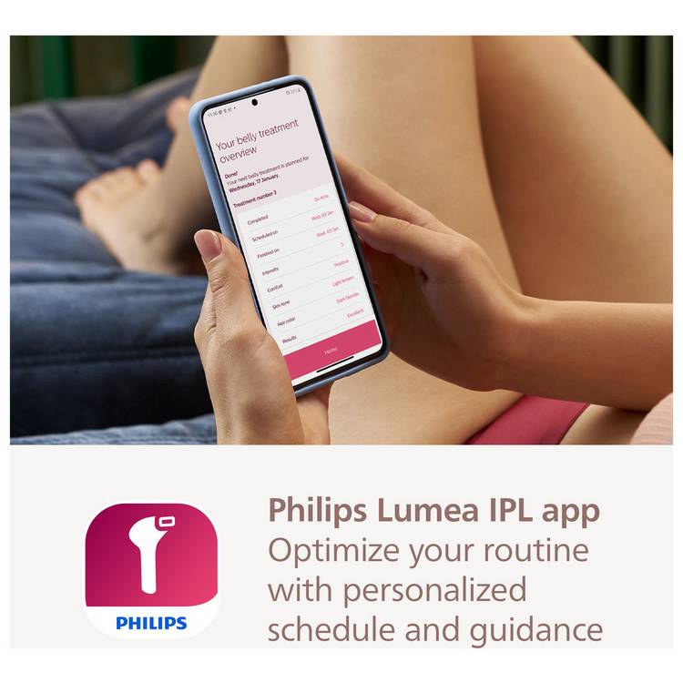 Philips IPL hair removal device Series 8000 BRI947/00, UK version