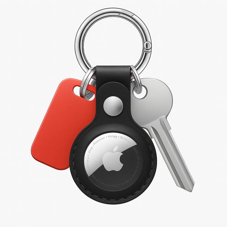 Proporta AirTag case key ring black, imported from the UK