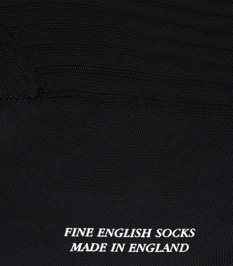 Pantherella Silk Baffin Over-the-Knee Socks, imported from the UK
