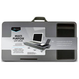 Ingenious desk lap tray with cushioned base and phone slot, imported from the UK