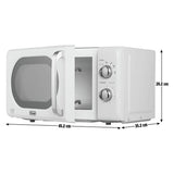 De'Longhi Argento Flora cream microwave 800W 20L, UK version