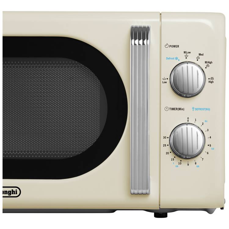 De'Longhi Argento Flora cream microwave 800W 20L, UK version