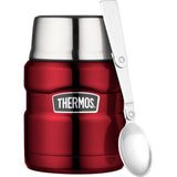 Thermos Stainless King Red food flask 470ml, imported from the UK