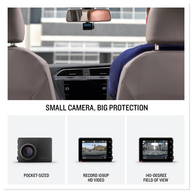 Garmin Dash Cam 47 compact dashcam - British product