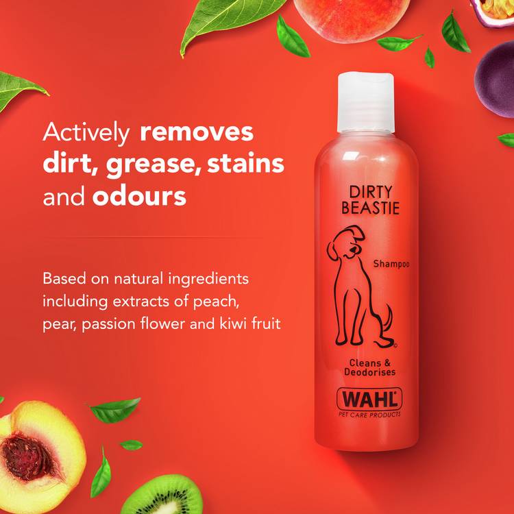 Wahl Dirty Beastie pet shampoo and conditioner kit, UK version