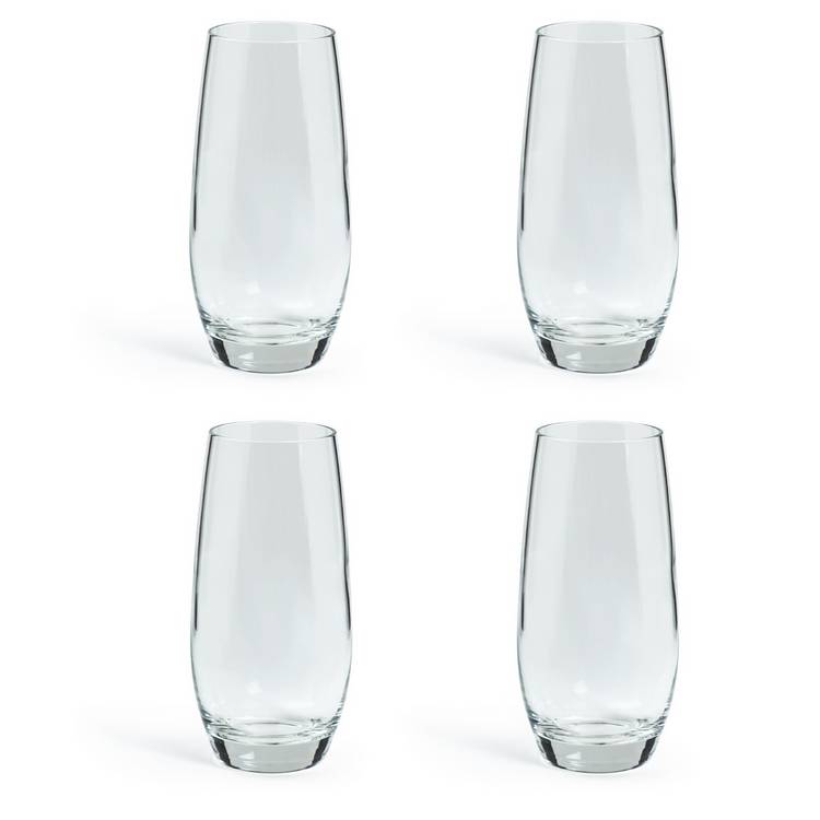 Habitat Portofino set of 4 hi-ball glasses - British product