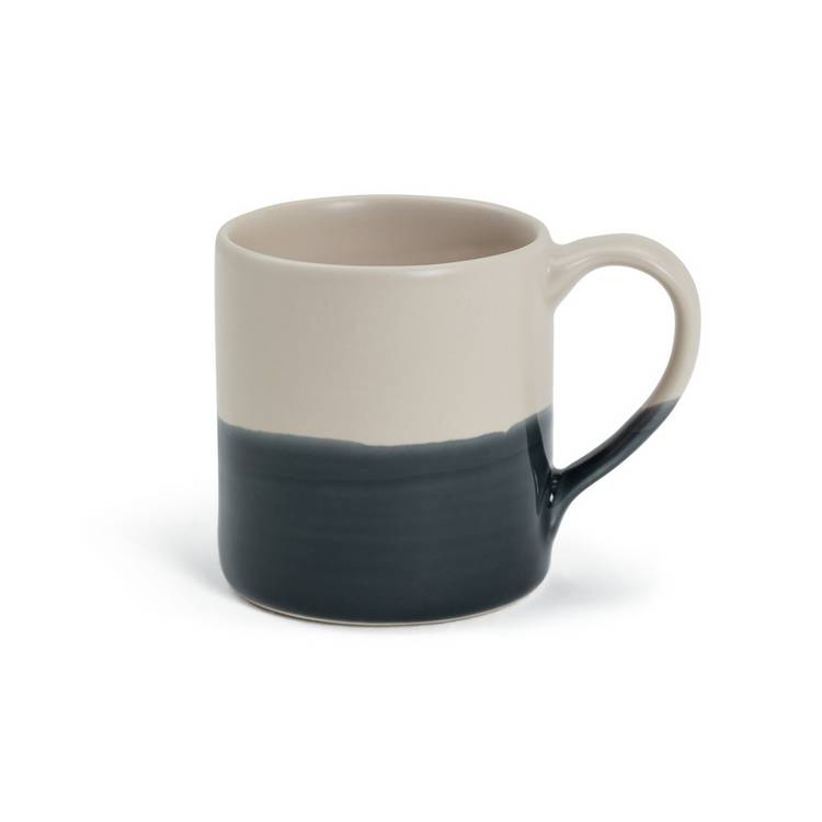 Habitat Artisan blue stoneware mug set of 4 (British brand)