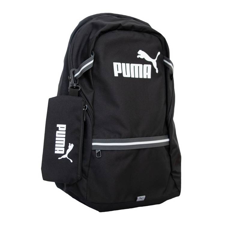 Puma Back to School Backpack Combo Black, imported from the UK