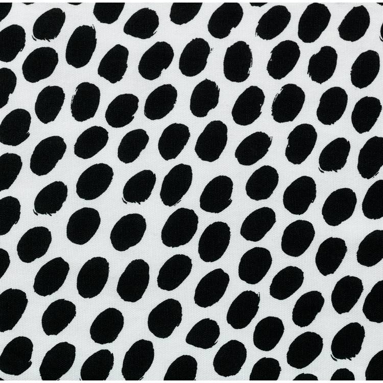 Habitat dalmatian print curtains black white 117x137cm, imported from the UK