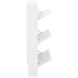 GFW white shoe storage cabinet H112cm W72cm D17cm (British brand)