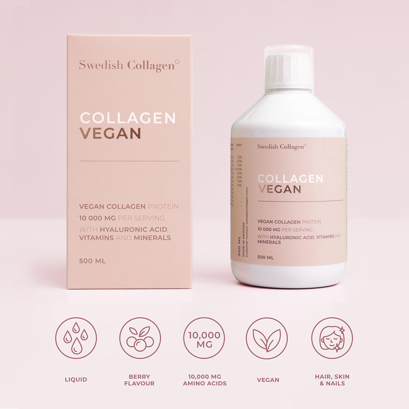 Vegan Collagen Booster Supplement with 10,000mg Plant-Based Amino Acids 500ml
