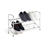 Argos Home 2 tier extending shoe rack chrome, UK version