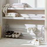 Argos Home 2 tier extending shoe rack chrome, UK version