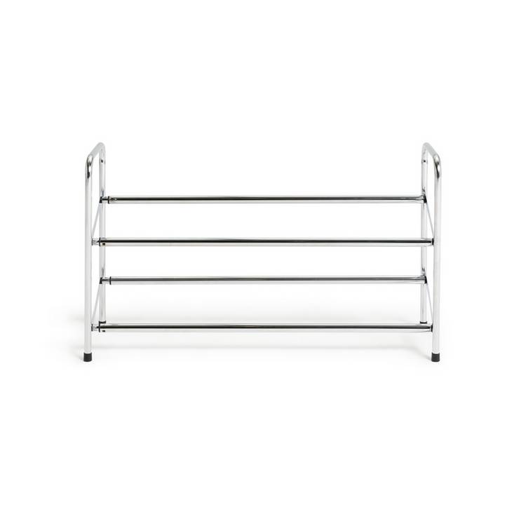 Argos Home 2 tier extending shoe rack chrome, UK version