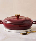 Le Creuset cast iron shallow casserole dish 26cm, UK version