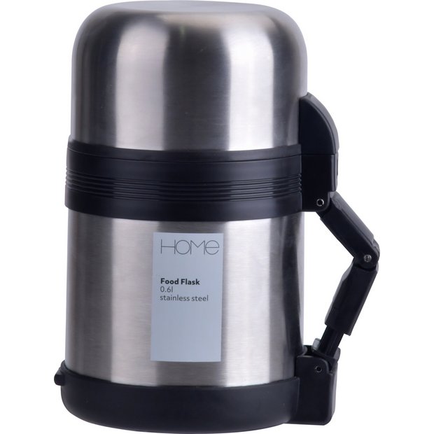 Habitat vacuum food flask stainless steel 600ml, UK version