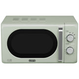 De'Longhi Argento Flora microwave sage green 20L, imported from the UK
