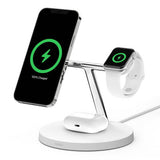 Argos Belkin 3 in 1 MagSafe Wireless Charger Stand 15W White- Buy online at McGrocer