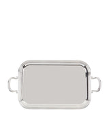 Harrods Silver Plated English Tray with Handles, 39cm x 26cm- Buy online at McGrocer