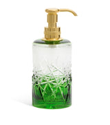 Harrods Zodiac Crystal Ivy Green Soap Dispenser- Buy online at McGrocer