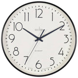 Acctim Earl sweep wall clock 25cm, UK version