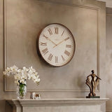 Acctim wall clock in champagne finish 50cm, UK version