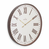 Acctim wall clock in champagne finish 50cm, UK version
