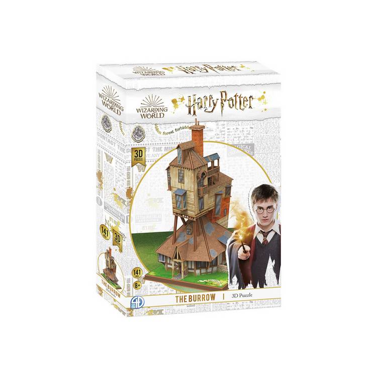 Harry Potter The Burrow 3D puzzle, British brand