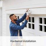 Ring white floodlight security camera Wired Plus, UK version