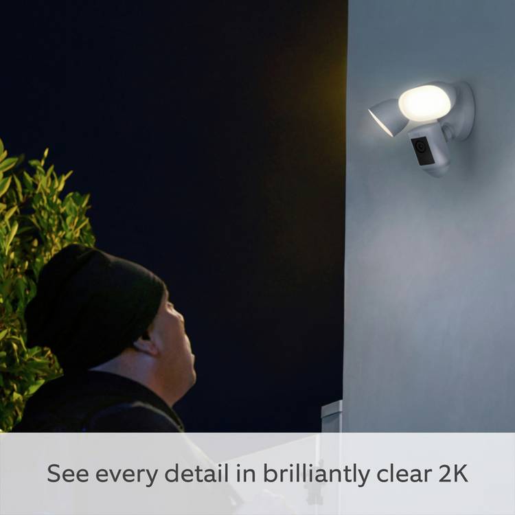Ring Floodlight Wired Pro security camera, UK version