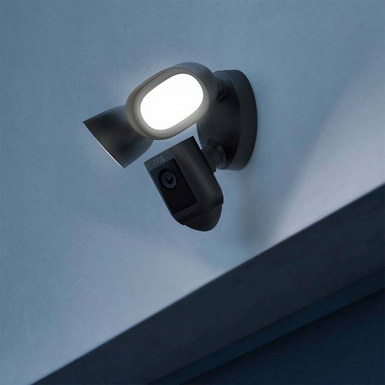 Ring floodlight wired pro cam black, imported from the UK
