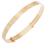 Argos Revere 9ct Gold Plated Silver Personalised Baby Bangle 16.3cm- Buy online at McGrocer