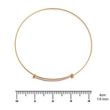 Revere gold plated silver baby bangle (British brand)