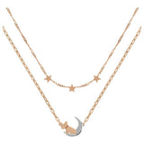 Radley moon and star necklace with rose gold plating - British product