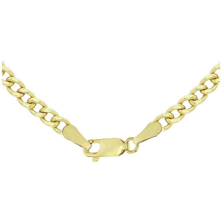 Revere 9ct yellow gold curb chain 20 inch - British product
