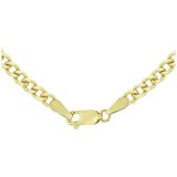Revere 9ct yellow gold curb chain 20 inch - British product