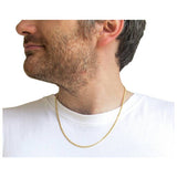 Revere 9ct yellow gold curb chain 20 inch - British product