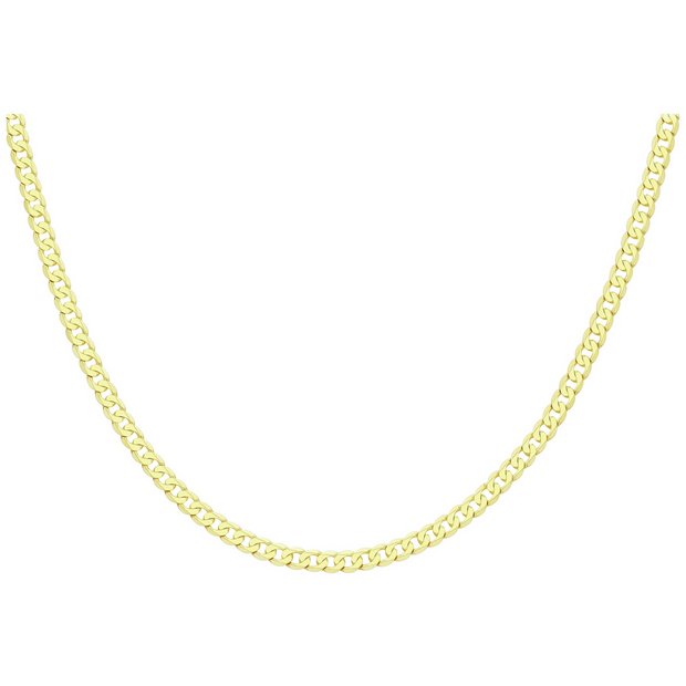 Revere curb chain 9ct yellow gold 56cm - British product