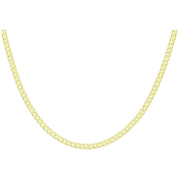 Revere curb chain 9ct yellow gold 56cm - British product