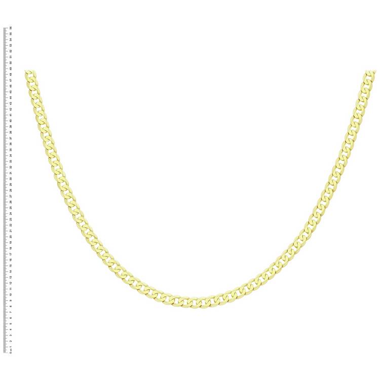 Revere curb chain 9ct yellow gold 56cm - British product
