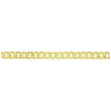 Revere 9ct yellow gold diamond cut bracelet 20cm - British product