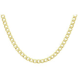 Revere 9ct yellow gold Italian diamond cut 18 inch chain (British brand)