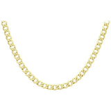 Revere 9ct yellow gold Italian diamond cut 18 inch chain (British brand)