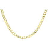 Argos Revere 9ct Yellow Gold Italian Diamond Cut Chain- Buy online at McGrocer