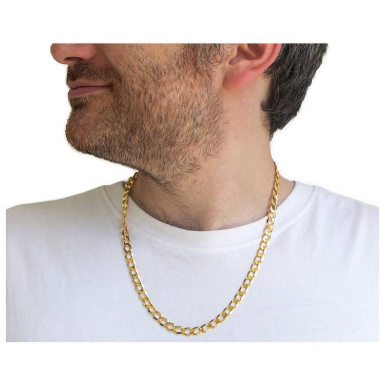 Revere gold chain Italian diamond cut 22 inch, UK version