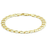 Revere 9ct gold curb bracelet 20cm, imported from the UK