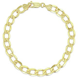 Revere 9ct gold curb bracelet 20cm, imported from the UK