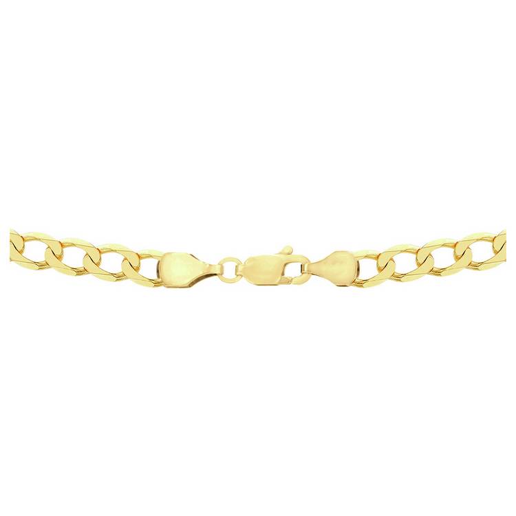 Revere 9ct gold curb bracelet 20cm, imported from the UK