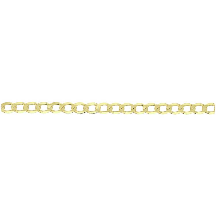 Revere 9ct gold curb bracelet 20cm, imported from the UK